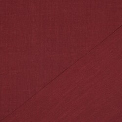 Viskose Leinen Soft - dunkelkirsche