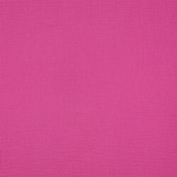 Muslin plain *Vera* - dark pink