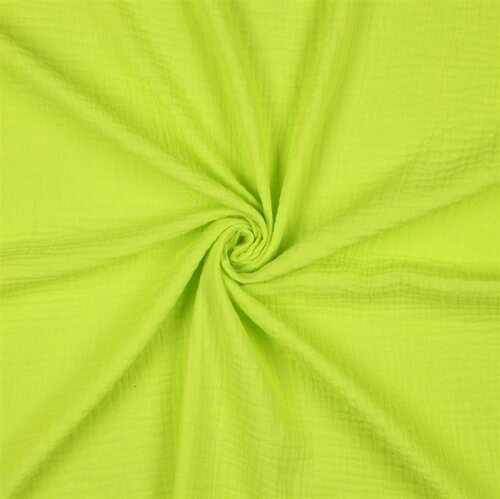 Muslin Uni *Vera* - Neon yellow