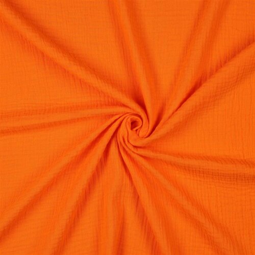 Muslin Uni *Vera* - Neon orange