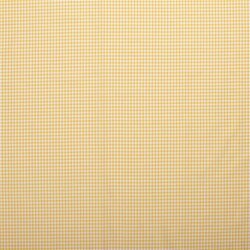Cotton poplin yarn-dyed Vichy check 5mm - sunshine yellow