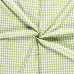 Cotton poplin yarn-dyed - Vichy check 10mm spring green