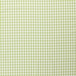 Popelín de algodón teñido en hilo - cuadros vichy 10mm verde primavera