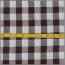 Cotton poplin yarn dyed - Vichy check 10mm brown