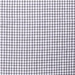 Fil de popeline de coton teint - Vichy check 10mm viola grey