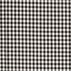 Bavlněný popelín barvený přízí - Vichy check 10mm black
