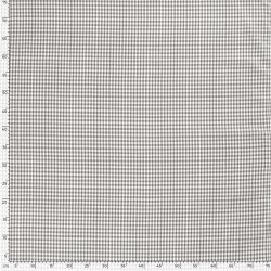 Cotton poplin yarn dyed Vichy check 5mm - rust