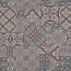 Canvas Digital orientalisches Mosaik - weiss/dunkelblau