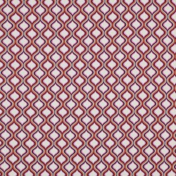 Cotton poplin honeycomb - cream/dark purple