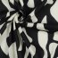 ABSTRACTO DE VOILE DE ALGODÓN - NEGRO