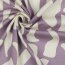 VOILE DI COTONE ASTRATTO - MALVA
