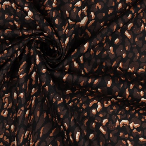 VOILE ALGODÓN PIEL ANIMAL - NEGRO