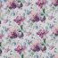 DOUBLE GAUZE DIGITAL FLOWERS - WHITE