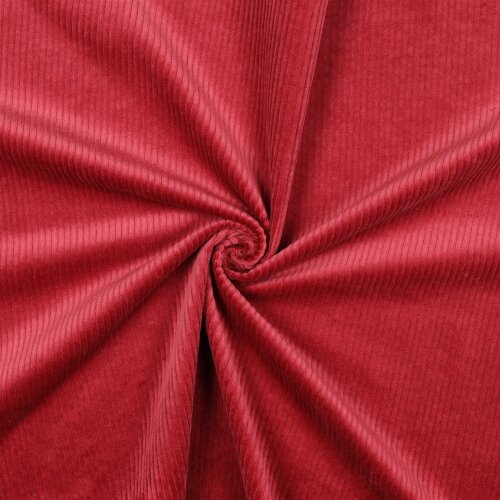 Breitcord Stretch *Vera* - kirschrot