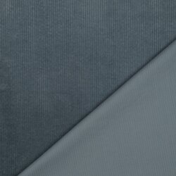 CORDUROY 6W STRETCH - GREY BLUE