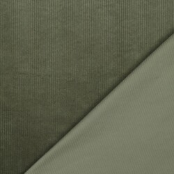 Breitcord Stretch *Vera* - gurkengrün