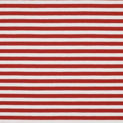 JERSEY YARN DYED STRIPES - BRIQUE