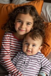 JERSEY YARN DYED STRIPES - BRIQUE