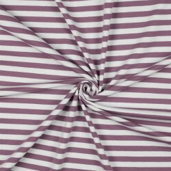 JERSEY YARN DYED STRIPES - VIOLET