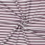JERSEY YARN DYED STRIPES - VIOLET