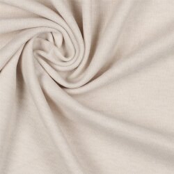 BRUSHED RIB JERSEY - BEIGE