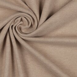 BRUSHED RIB JERSEY - SAND