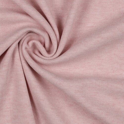 BRUSHED RIB JERSEY - LIGHT PINK