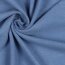 Rippenjersey angeraut Uni - jeansblau