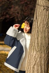 OUTDOOR JACKET FUR - SAND