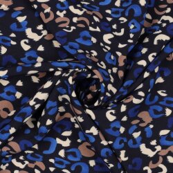 MAGNOLIA STRETCH ANIMAL SKIN - NAVY