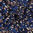 MAGNOLIA STRETCH ANIMAL SKIN - NAVY