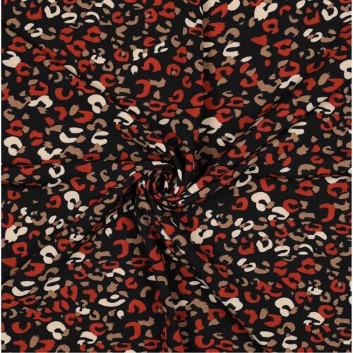 MAGNOLIA STRETCH ANIMAL SKIN - BRIQUE