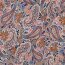 JERSEY VISCOSA PAISLEY DIGITAL - NARANJA