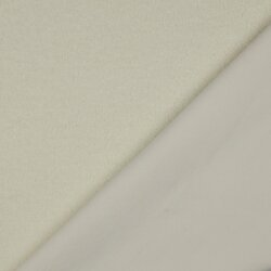 Teddystoff Doppelseitig Uni - creme