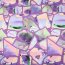 RASO DI COTONE DIGITALE RESONATE NEON - VIOLA