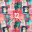 Canvas Digital bunte Vasen - hellpink