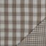 DOUBLE SIDED DOUBLE GAUZE CHECK - SABLE