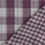 DOUBLE SIDED DOUBLE GAUZE CHECK - GRAPE