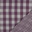 DOUBLE SIDED DOUBLE GAUZE CHECK - GRAPE