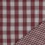 DOUBLE SIDED DOUBLE GAUZE CHECK - BOIS DE ROSE
