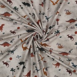 JERSEY DIGITAL DINOS - TAUPE