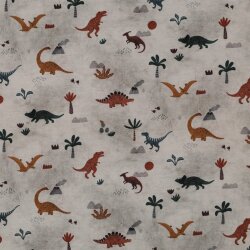 JERSEY DIGITAL DINOS - TAUPE