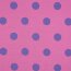 FRENCH TERRY BIG DOTS - FUCHSIA