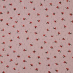 Pizzo in jersey a maglia fine a forma di piccolo fiore -...