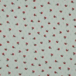 Maglia fine in jersey con motivo di pizzo a fiori piccoli...