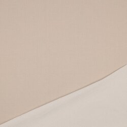 Baumwolljersey Jeans-Optik - hellbeige