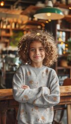 Ganzjahressweat  Hunde - creme meliert