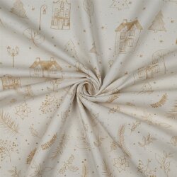 Canvas Digital Weihnachten HOME - altweiss