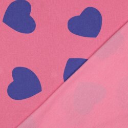 Wintersweat Herzen - pink
