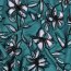 Romanit Jersey "Punta di Roma" Blumen - blau